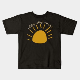 hey soul sister cute boho sun design Kids T-Shirt